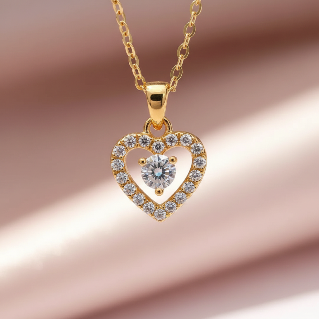 Colar Coração de Luz – Delicadeza e brilho em cada detalhe