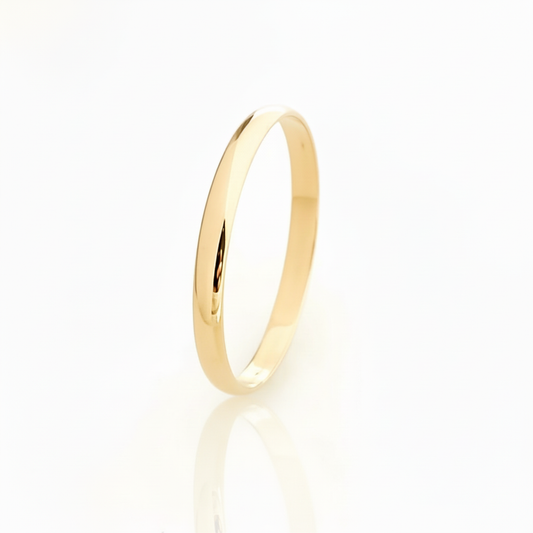 Aliança Fina em Ouro 18K (Par)