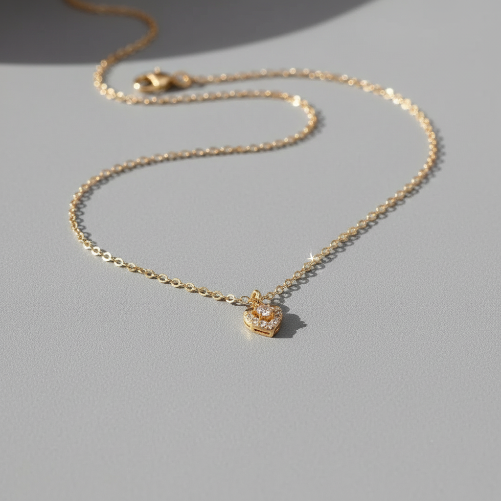 Colar Coração de Luz – Delicadeza e brilho em cada detalhe