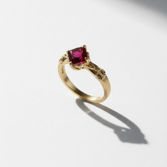 Anel de Formatura Direito em Ouro 18K com Zircônia Navete – Coleção Símbolos da Justiça